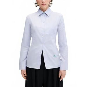 NEW JACQUEMUS la chemise de costume in light grey